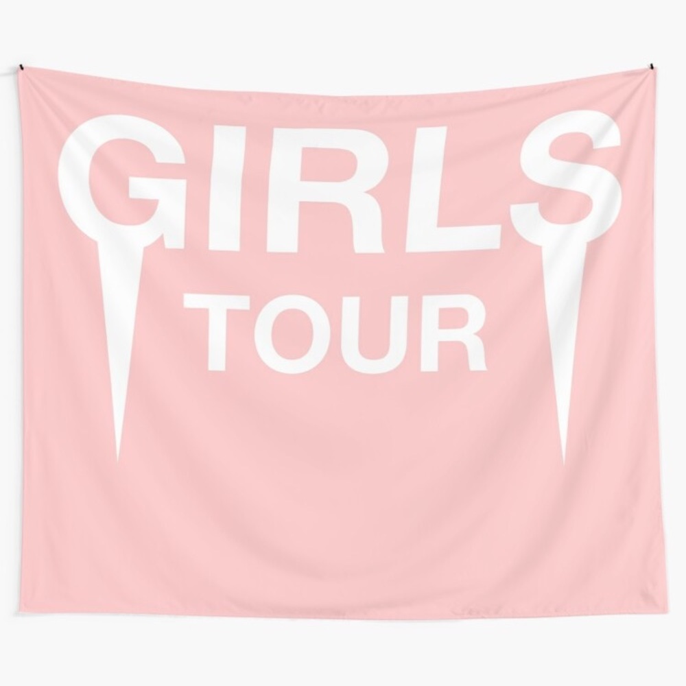 Large 104”x88” “Girls Tour” Tapestry